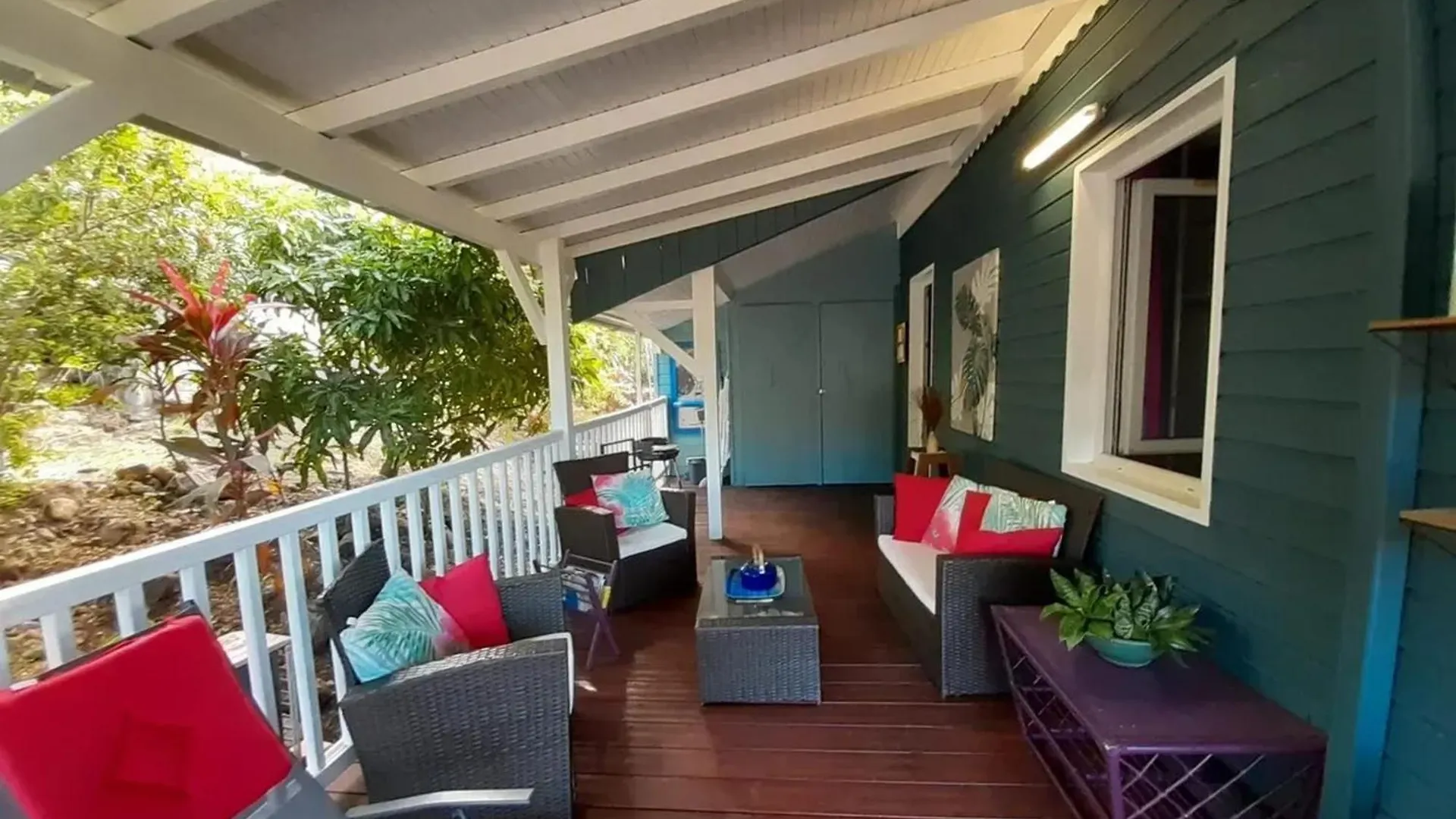 Charmant Bungalow A Bouillante Avec Vue Sur La Mer Gwadelupa
